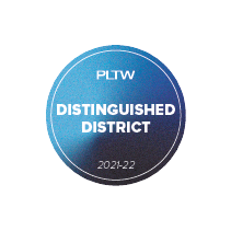 Picture of 21-22 PLTW Distinguished District Logo