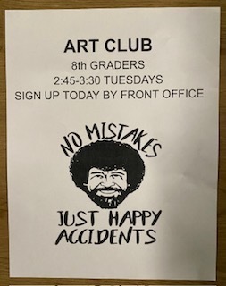 8th grade Art Club